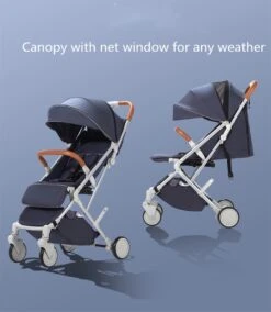 WOOSH New Buggy - Zwart - One Hand Folding - 3 Slaapstanden - Wandelwagen Tot 25 Kg - Regenhoes - Bekerhouder - Muggennet -Jollein Baby Verkoopwinkel 1042x1200 3