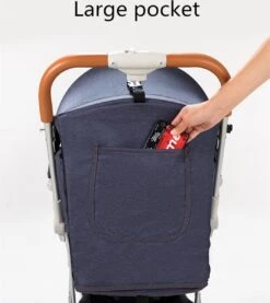 WOOSH New Buggy - Zwart - One Hand Folding - 3 Slaapstanden - Wandelwagen Tot 25 Kg - Regenhoes - Bekerhouder - Muggennet -Jollein Baby Verkoopwinkel 1071x1200 1