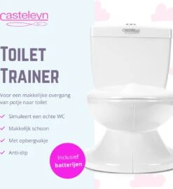 Casteleyn - Plaspotje - WC Potje - Toilet Trainer - Kinder Toilet - Met Geluid - Tot 21KG - Wit -Jollein Baby Verkoopwinkel 1100x1200 1