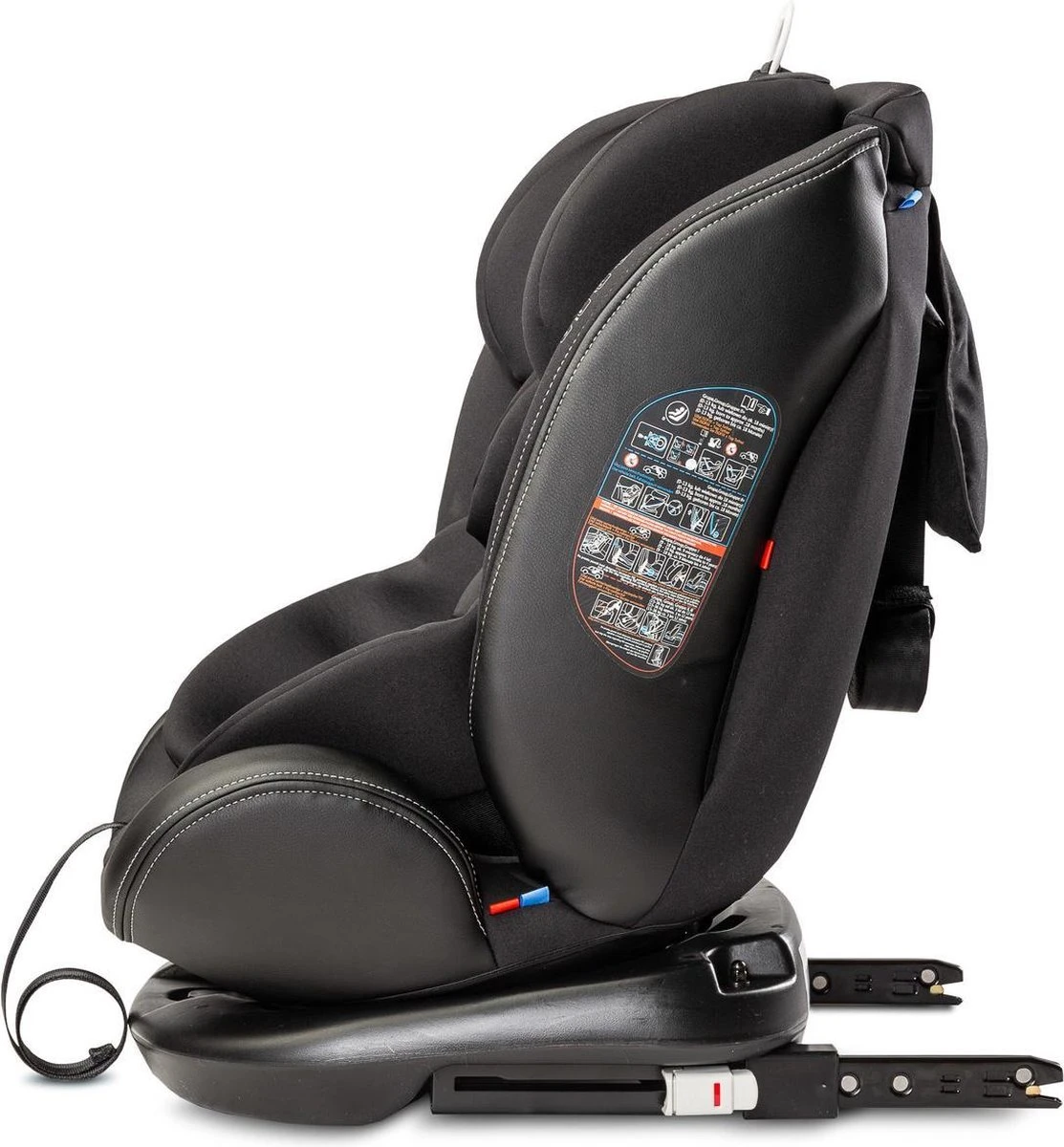 MUNDO 0-36 KG ISOFIX - 360 Graden Draaibaar Zwart 5 MUNDO 0-36 KG ISOFIX - 360 Graden Draaibaar Zwart - Afbeelding 5