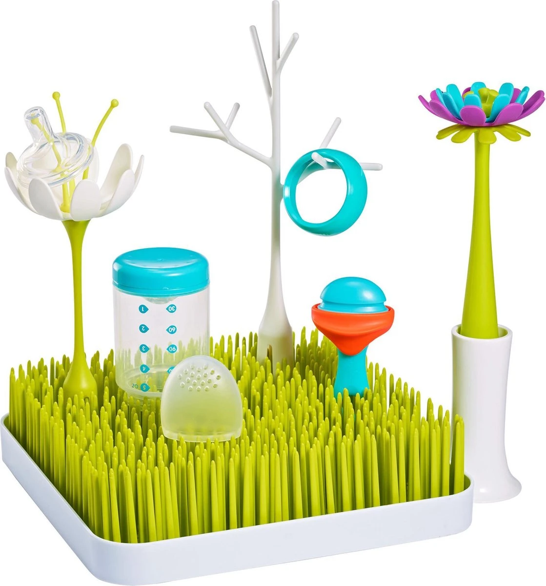 BOON Bundle Starterspakket Onderhoud Babyvoedingsartikelen - Flessenrek Met Accessoires 1 BOON Bundle Starterspakket Onderhoud Babyvoedingsartikelen - Flessenrek Met Accessoires