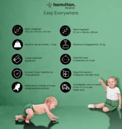 Hamilton By Yoop X1 Plus Buggy – Nieuw, Hoger, Uitgebreider 2023 Model – Premium Stroller Met One Hand Folding Technologie – Grijs – Lichte, Verstelbare En Wendbare Kinderwagen Met Vele Gemakken -Jollein Baby Verkoopwinkel 1139x1200 3