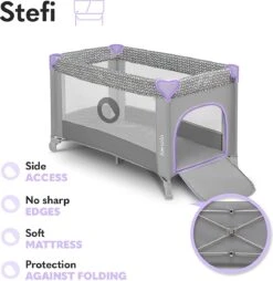 Lionelo Stefi - Campingbedje - 125x65cm - Tot 15kg - Transporttas -Jollein Baby Verkoopwinkel 1165x1200 1