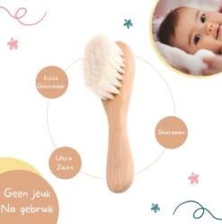 Baby Borstel - Baby Haarborstel - Baby Verzorging Set - Baby Borstel En Kam - Houten Baby Kam - Haarborstel Set - Babyshower Gift- Baby Verzorgingsproducten - Baby Kam - Kraamcadeau -Jollein Baby Verkoopwinkel 1188x1200 2