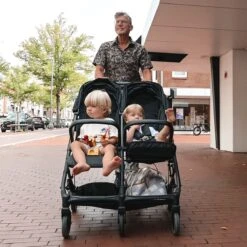 Deryan Luxe Rolo X2 Dubbele Buggy - Duo Buggy - Zwart -Jollein Baby Verkoopwinkel 1198x1200 10