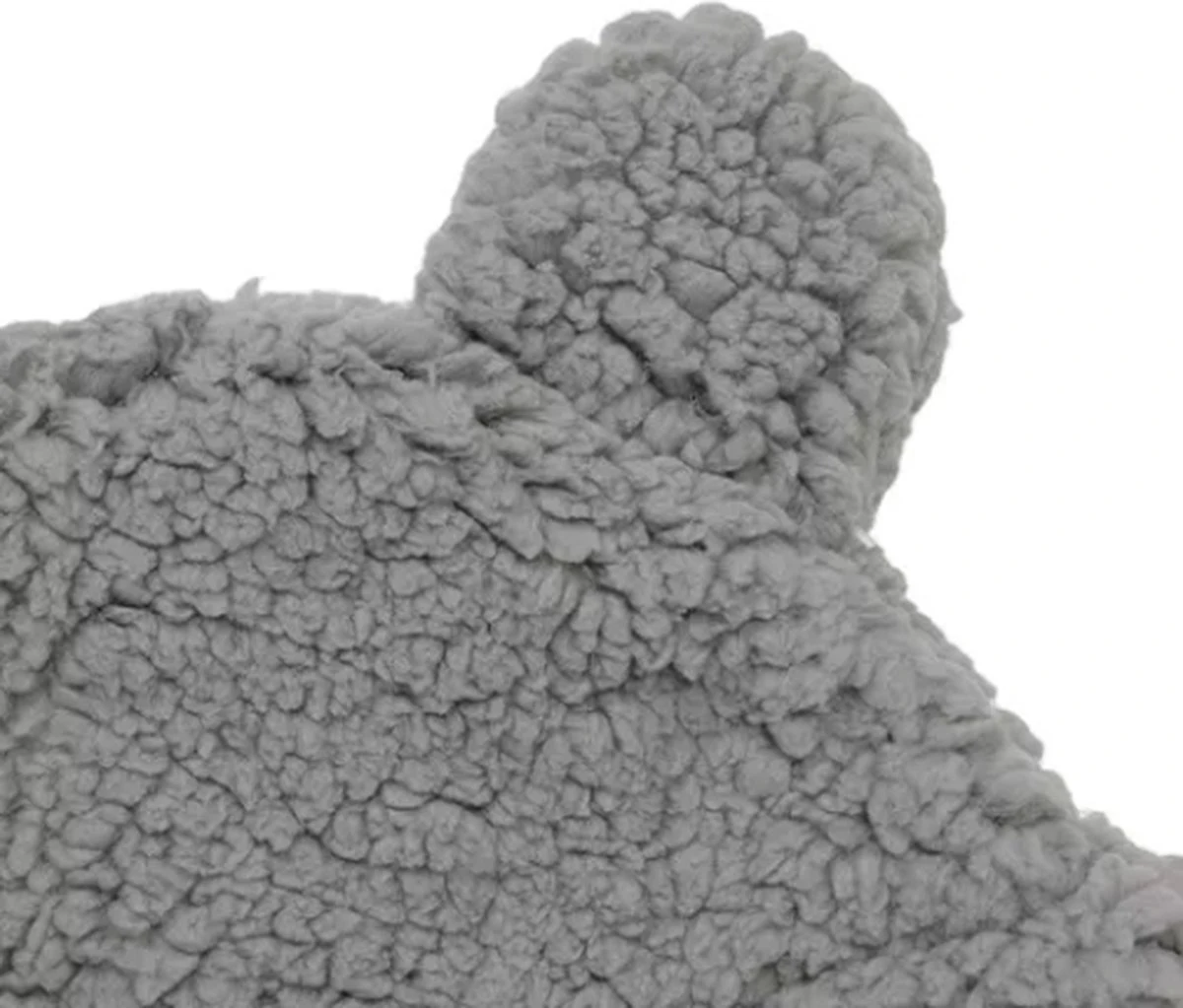 BonBini´s Teddy Bear Wikkeldeken Newborn - Zachte Donkergrijze Teddy Beer Inbakerdoek Newborn Baby - 0-3 Maanden - Donkergrijs 58cm 2 BonBini´s Teddy Bear Wikkeldeken Newborn - Zachte Donkergrijze Teddy Beer Inbakerdoek Newborn Baby - 0-3 Maanden - Donkergrijs 58cm - Afbeelding 2