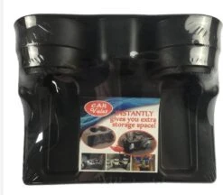 Merkloos Decopatent® Autostoel Organizer - Voor Tussen Auto Stoel / Console - Bekerhouder & Telefoonhouder - Opbergvakken - Auto Organiser -Jollein Baby Verkoopwinkel 1200x1047