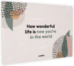 Cuddie Baby Draagdoek - Premium Organic Baby Draagdoek Gemaakt Van Bio Katoen - Newborns Tot 15 Kg - Baby Cadeau - Met Wenskaart - Sand -Jollein Baby Verkoopwinkel 1200x1075