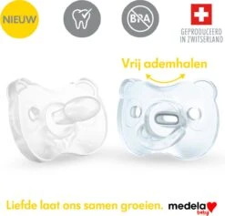 Medela Baby Fopspeen Soft Silicone Superzacht Lichtgewicht Eendelig - Transparant - 0-6 Maanden - 1 Stuks -Jollein Baby Verkoopwinkel 1200x1150 1