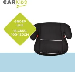Carkids Auto Zitverhoger Zwart En Wit | Autostoel Groep 2-3 | Kinderen Van 3,5-12 Jaar | 15-36 Kg 12 Carkids Auto Zitverhoger Zwart En Wit | Autostoel Groep 2-3 | Kinderen Van 3,5-12 Jaar | 15-36 Kg -Jollein Baby Verkoopwinkel 1200x1152 3