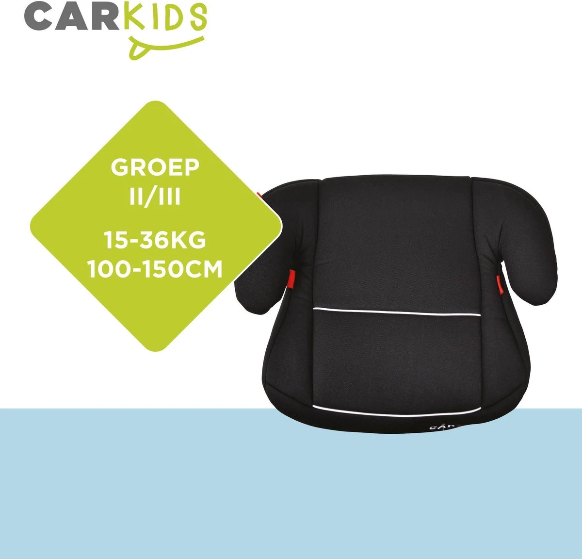 Carkids Auto Zitverhoger Zwart En Wit | Autostoel Groep 2-3 | Kinderen Van 3,5-12 Jaar | 15-36 Kg 5 Carkids Auto Zitverhoger Zwart En Wit | Autostoel Groep 2-3 | Kinderen Van 3,5-12 Jaar | 15-36 Kg - Afbeelding 5