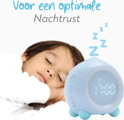 BabyZchoice® Slaaptrainer Voor Kinderen - Kinderwekker - Slaaptrainers - Nachtlampje - Blauw -Jollein Baby Verkoopwinkel 1200x1156 1