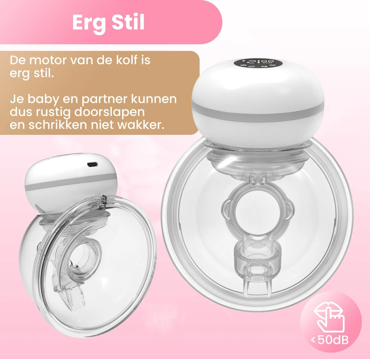 Hunnybunny® Dubbele Borstkolf Electrisch – 12 Standen – Borstkolf Handsfree Kolven - 2x 180 Ml 4 Hunnybunny® Dubbele Borstkolf Electrisch – 12 Standen – Borstkolf Handsfree Kolven - 2x 180 Ml - Afbeelding 4