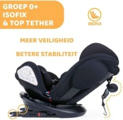 Chicco Autostoel Unico PLUS - Groep 0 1 2 3 - Isofix Bevestiging -Verstelbare Hoofdsteun - Zwart -Jollein Baby Verkoopwinkel 1200x1171 3