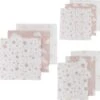 Meyco Clouds/Dots/Feathers Starterset - 9-pack - Hydrofiel - Pink