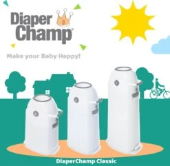 Luieremmer Large Zilver - Groot - Zonder Navulling - Geschikt Voor Pampers En Huggies - Stoma -Jollein Baby Verkoopwinkel 1200x1178 1