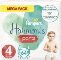 Pampers® Pampers - Harmonie Pants - Maat 4 - Megapack - 64 Luierbroekjes -Jollein Baby Verkoopwinkel 1200x1196