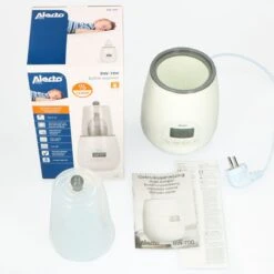 Alecto BW-700 - Snelle Digitale Flessenwarmer 500W Voor Opwarmen, Steriliseren En Ontdooien - Inclusief Stoomkap - Bediening Via Display - Wit -Jollein Baby Verkoopwinkel 1200x1198 7