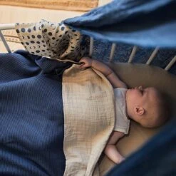 Jollein Baby Deken Ledikant 100x150cm Basic Knit - Jeans Blue -Jollein Baby Verkoopwinkel 1200x1200 117