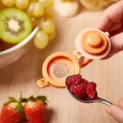 2 Fruitspenen Aap Voor Baby & Peuter + 6 Siliconen Spenen In 3 Maten - Veilig + BPA Vrij -2 Fruitspenen - Fopspeen Fruit Net Fruit Speen Baby Speen Fruit Groente Pap Babyvoeding -Jollein Baby Verkoopwinkel 1200x1200 157