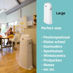 Luieremmer Large Zilver - Groot - Zonder Navulling - Geschikt Voor Pampers En Huggies - Stoma -Jollein Baby Verkoopwinkel 1200x1200 17