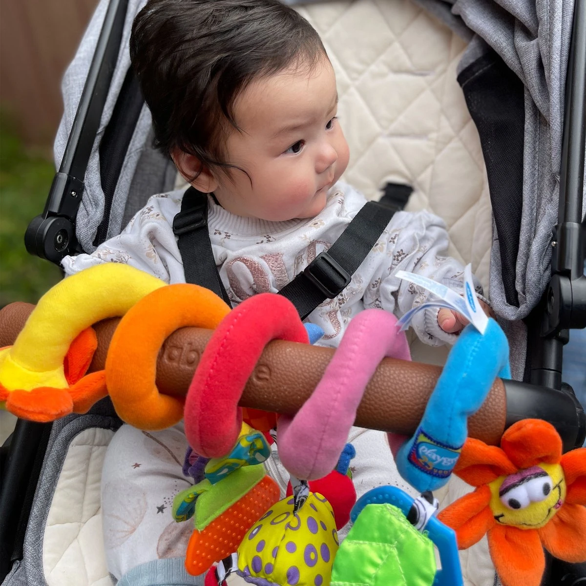 Playgro Boxspiraal Amazing Garden Twirly Whirly - Kinderwagen Speeltje - Activiteitenspiraal 10 Playgro Boxspiraal Amazing Garden Twirly Whirly - Kinderwagen Speeltje - Activiteitenspiraal - Afbeelding 10