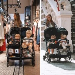 Deryan Luxe Rolo X2 Dubbele Buggy - Duo Buggy - Zwart -Jollein Baby Verkoopwinkel 1200x1200 260