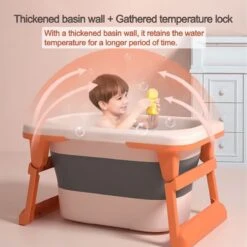 Babybadje - Inklapbaar Bad - Bad Baby - Met Badkruk - Zitbad - Bath Bucket - Opvouwbaar Bad Kinderen - Baby Badje - Opvouwbaar Bad Baby - Opvouwbaar Bad - Baby Badkussen -Jollein Baby Verkoopwinkel 1200x1200 30
