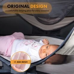 Deryan Shane Luxe 2023 Campingbedje - Baby Tent - Anti-UV 50+ - Peuterbed - Silver -Jollein Baby Verkoopwinkel 1200x1200 304