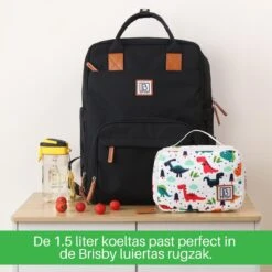 Brisby Slijtvaste Luiertas – Verzorgingstas – Met Buggymontage - Zwart -Jollein Baby Verkoopwinkel 1200x1200 327