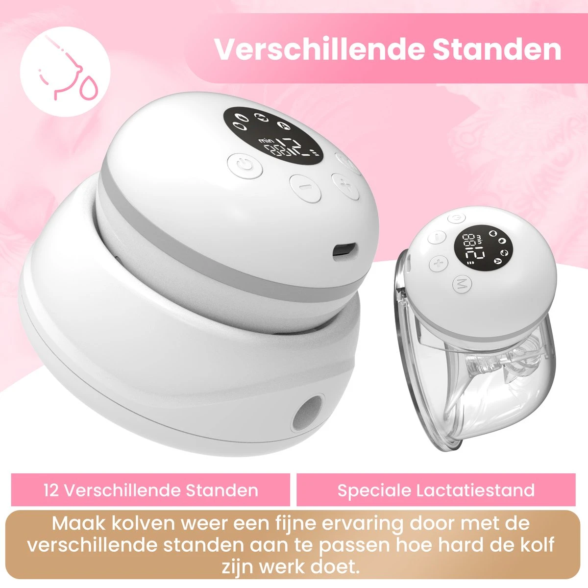 Hunnybunny® Dubbele Borstkolf Electrisch – 12 Standen – Borstkolf Handsfree Kolven - 2x 180 Ml 2 Hunnybunny® Dubbele Borstkolf Electrisch – 12 Standen – Borstkolf Handsfree Kolven - 2x 180 Ml - Afbeelding 2