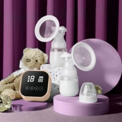 Babeza Borstkolf - Elektrische Borstkolf - Incl. 2 Babyfles 180ml - Handsfree - Oplaadbaar - Dubbele Borstkolf -Jollein Baby Verkoopwinkel 1200x1200 401