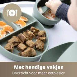 Ik Ben Zo Mooi 8-delige Siliconen Kinderservies Set Met Bord En Kom Met Zuignap - Doeskin Zand -Jollein Baby Verkoopwinkel 1200x1200 453