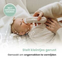 Babily® - Elektrische Neusreiniger Voor Baby's - 0 T/m 6 Jaar - Neuszuiger - Neuspeer - Snoetenpoetser - Toetenveger - Aspirator - Incl. 5 Zuigkrachtstanden En 3 Kalmerende Melodieën -Jollein Baby Verkoopwinkel 1200x1200 56