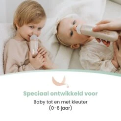 Babily® - Elektrische Neusreiniger Voor Baby's - 0 T/m 6 Jaar - Neuszuiger - Neuspeer - Snoetenpoetser - Toetenveger - Aspirator - Incl. 5 Zuigkrachtstanden En 3 Kalmerende Melodieën -Jollein Baby Verkoopwinkel 1200x1200 57