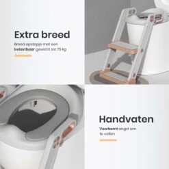 XIORI-SEMS - WC Verkleiner Met Trapje - Toiletverkleiner - Wit Met Goud - Toilettrainer - 2 Tot 7 Jaar - Met Beloningssysteem -Jollein Baby Verkoopwinkel 1200x1200 70