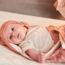 Jollein Badcape Meadow 75x75cm - Rosewood -Jollein Baby Verkoopwinkel 1200x1200 79