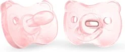 Medela Baby Fopspeen Soft Silicone Superzacht Lichtgewicht Eendelig - Soft Pink - 6-18 Maanden - 2 Stuks -Jollein Baby Verkoopwinkel 1200x501