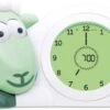 Zazu Sam Slaaptrainer - Met Nachtlamp Functie En Slaaptimers - Lime / Wit