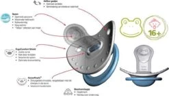 Bibi Happiness Bohemian DUO Dental Fopspeen Voordeelpack 16 Maanden Plus Blauw, Oranje -Jollein Baby Verkoopwinkel 1200x683 1