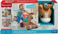 Fisher Price Fisher-Price Pony Loopvriendje - Looptrainer Baby - Bruin - Groen -Jollein Baby Verkoopwinkel 1200x707