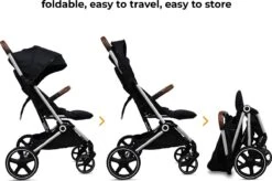 Deryan Luxe XP Buggy XL - Compact Lichtgewicht - Zwart - Aluminium Frame -Jollein Baby Verkoopwinkel 1200x795 2