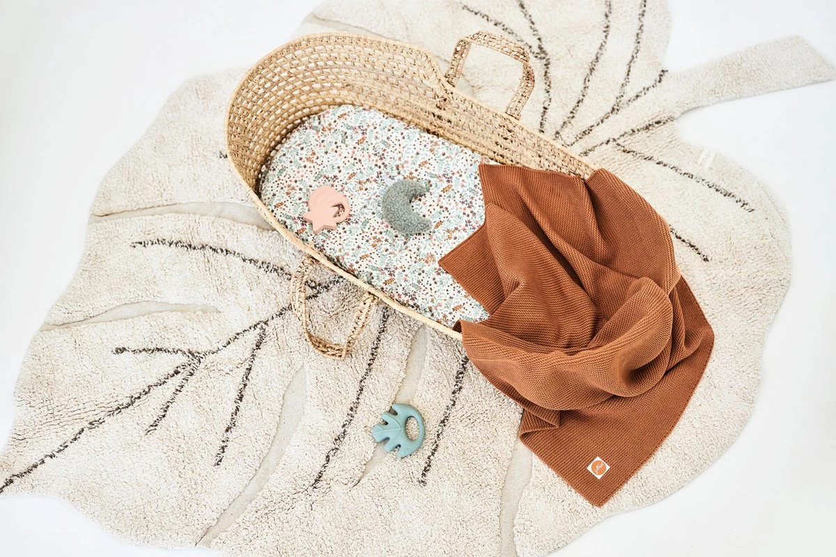 Jollein Baby Hoeslaken Wieg Jersey 40/50x80/90cm - Bloom 4 Jollein Baby Hoeslaken Wieg Jersey 40/50x80/90cm - Bloom - Afbeelding 4