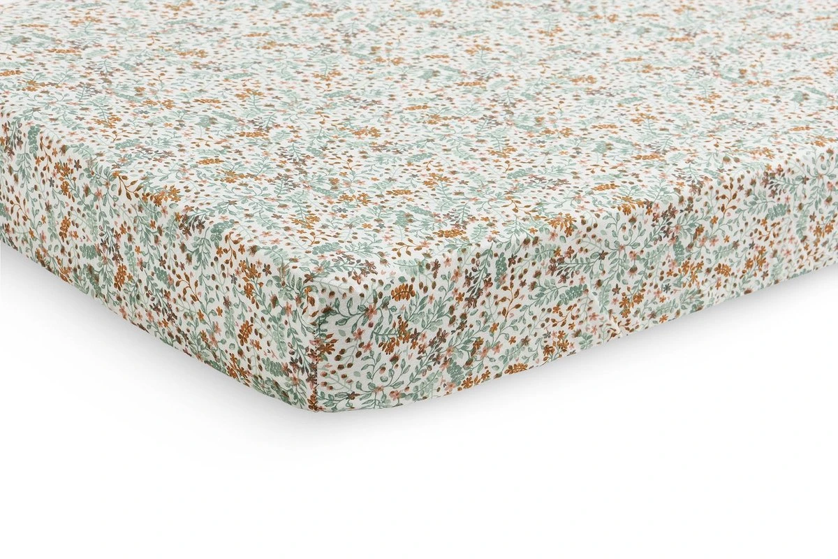 Jollein Baby Hoeslaken Wieg Jersey 40/50x80/90cm - Bloom 15 Jollein Baby Hoeslaken Wieg Jersey 40/50x80/90cm - Bloom - Afbeelding 15