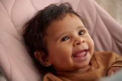 BabyBjörn Wipstoel Bliss Lichtgrijs Frame - Cotton Kroonblad Quilt - Oudroze - Ergonomisch - Verstelbaar - Inklapbaar -Jollein Baby Verkoopwinkel 1200x800 91