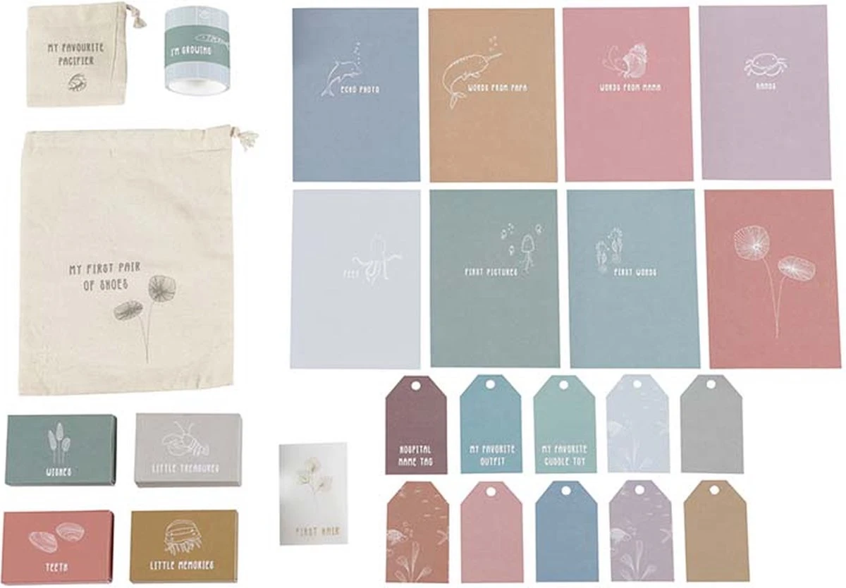 Little Dutch Memorybox - Herinneringendoos - Baby Geschenkset 2 Little Dutch Memorybox - Herinneringendoos - Baby Geschenkset - Afbeelding 2