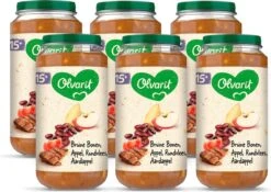 Olvarit 15m06 Bruine Bonen Appel Rundvlees Aardappel 6x250g