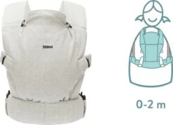 Fillikid Premium Draagzak - 2 In 1 - Ergonomisch - EU Gecertificeerd - Natural Sand - Ontworpen Met Draagconsulent -Jollein Baby Verkoopwinkel 1200x871