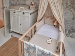 Jollein Baby Laken Wieg 75x100cm Love You - Nougat -Jollein Baby Verkoopwinkel 1200x891