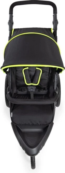 Hauck Runner Kinderwagen - Zwart/Neon Geel -Jollein Baby Verkoopwinkel 451x1200